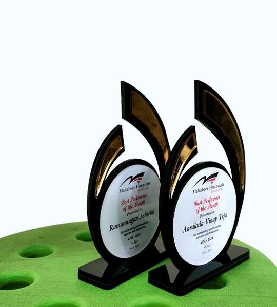 Custom Acrylic Trophies Designs